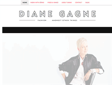 Tablet Screenshot of dianegagne.com